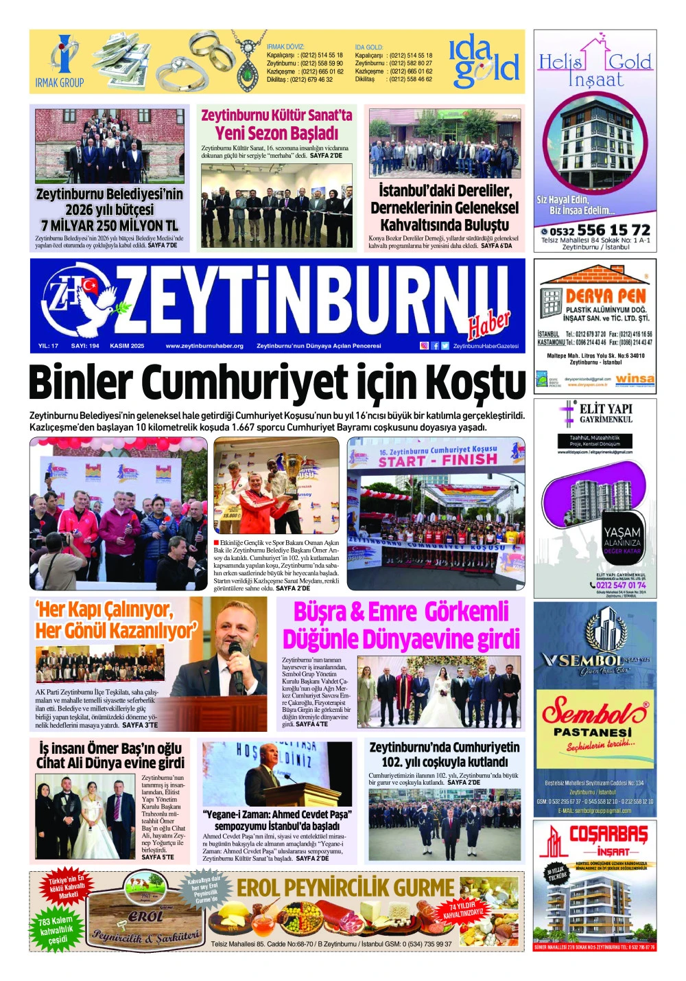 Zeytinburnu Haber Gazetesi 194. Sayı