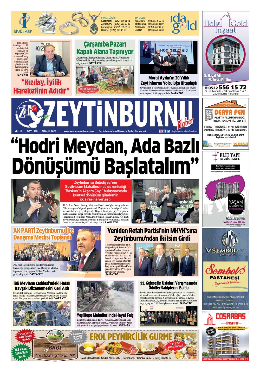 Zeytinburnu Haber Gazetesi 195. Sayı