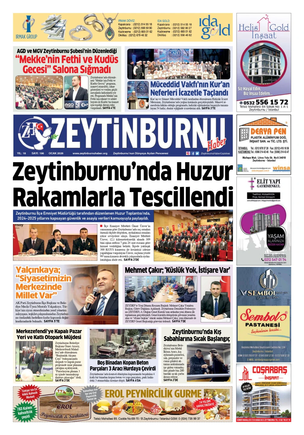 Zeytinburnu Haber Gazetesi 196. Sayı