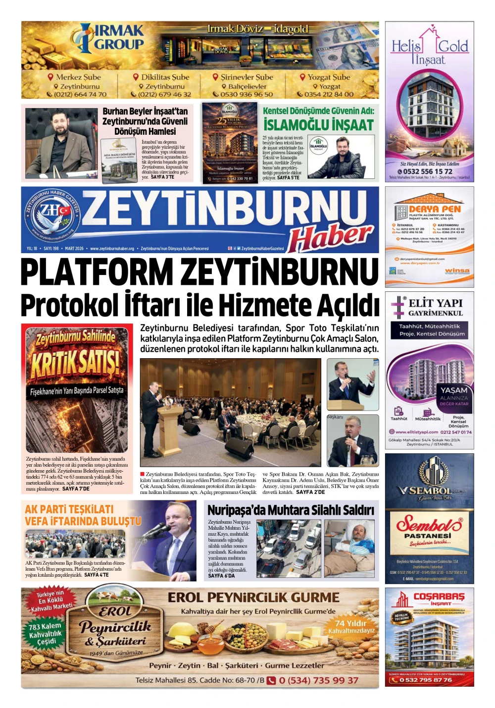 Zeytinburnu Haber Gazetesi 198. Sayı