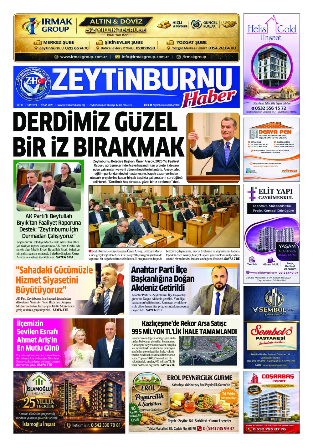 Zeytinburnu Haber Gazetesi 199. Sayı
