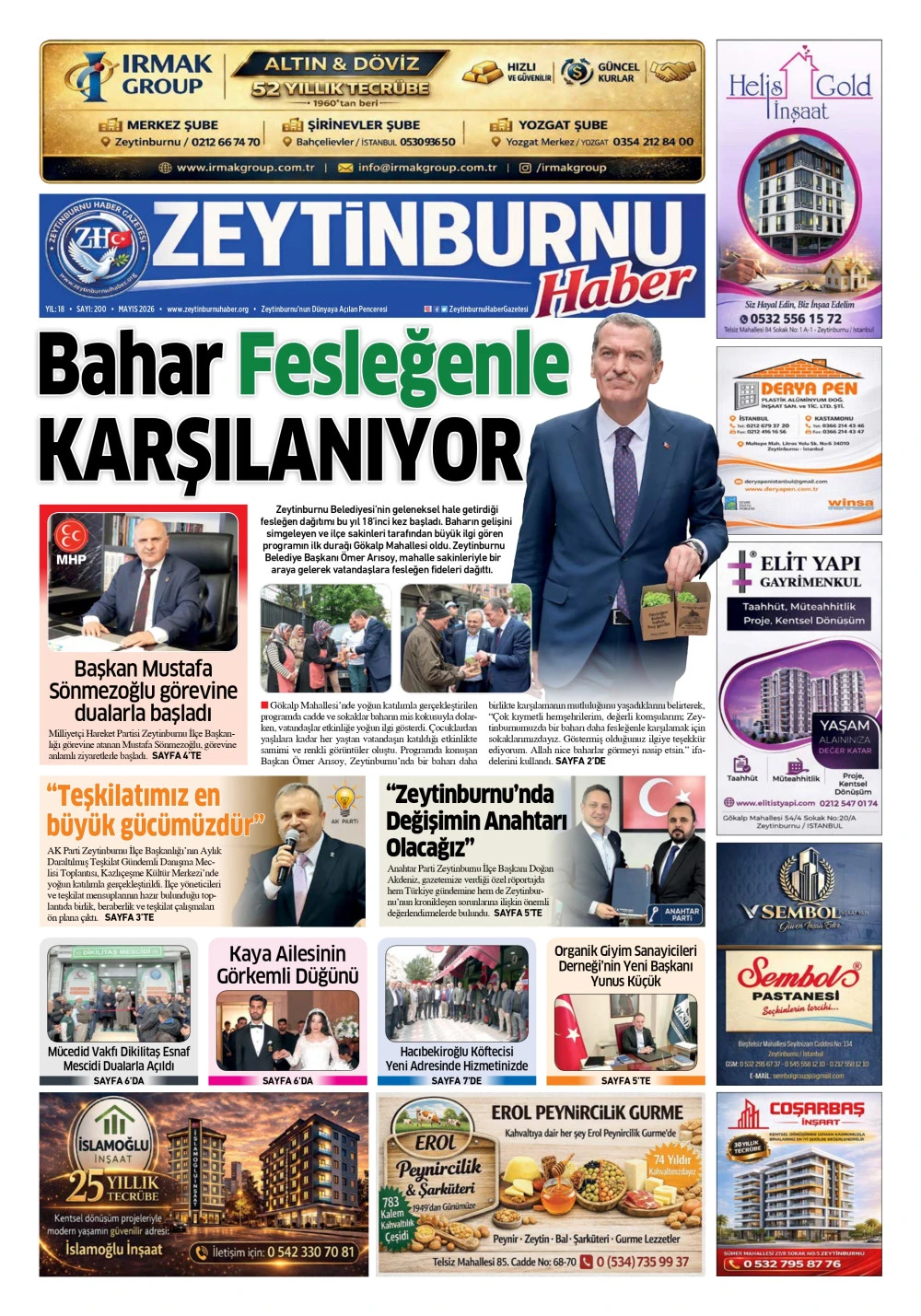 Zeytinburnu Haber Gazetesi 200. Sayı