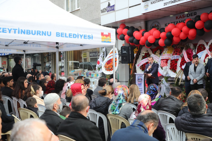 Kas-Der Zeytinburnu Şubesinin yeni lokali Dualarla hizmete açıldı