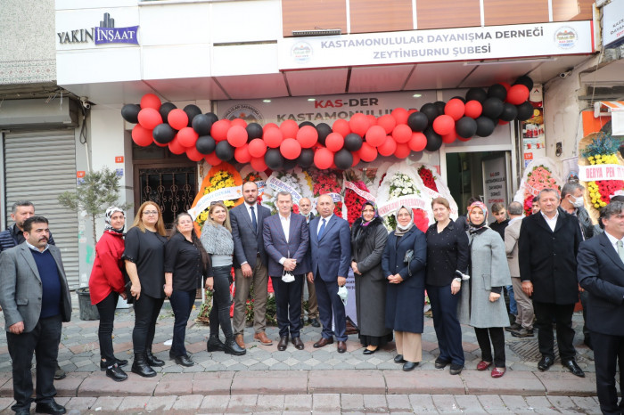 Kas-Der Zeytinburnu Şubesinin yeni lokali Dualarla hizmete açıldı