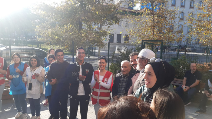 Zeytinburnu Semiha Şakir Huzurevinde renkli görüntüler