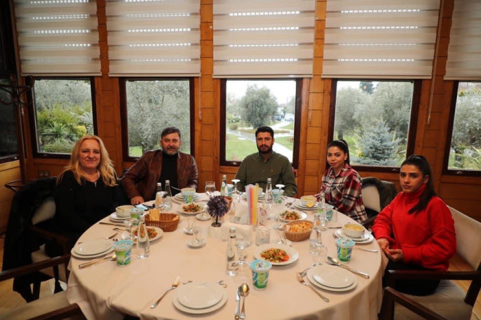 Çanakkale şehitleri kar altında anıldı