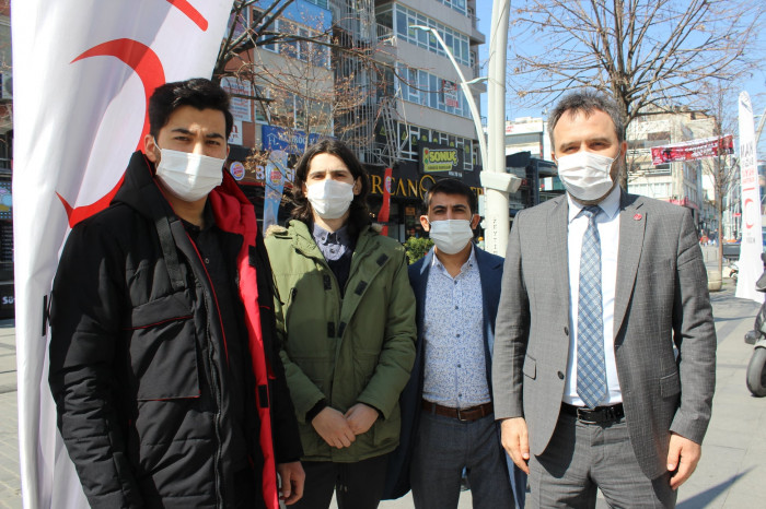 Refah Partisinde Kızılay'a Kan desteği