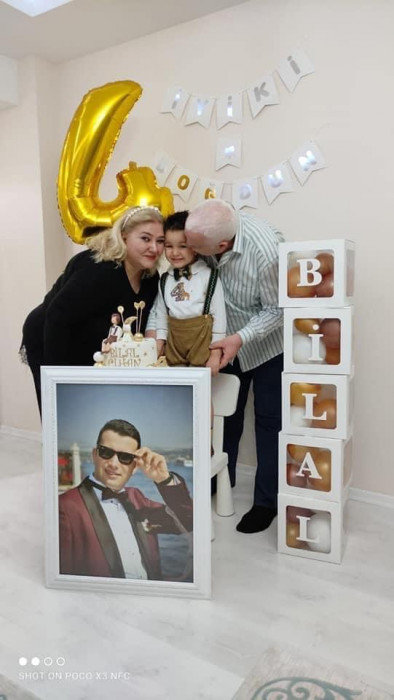 Şehit Cihan Karagözlünün göremediği oğlu 4 Yaşında