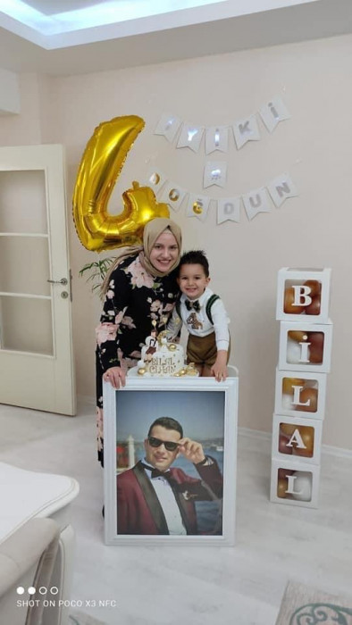 Şehit Cihan Karagözlünün göremediği oğlu 4 Yaşında