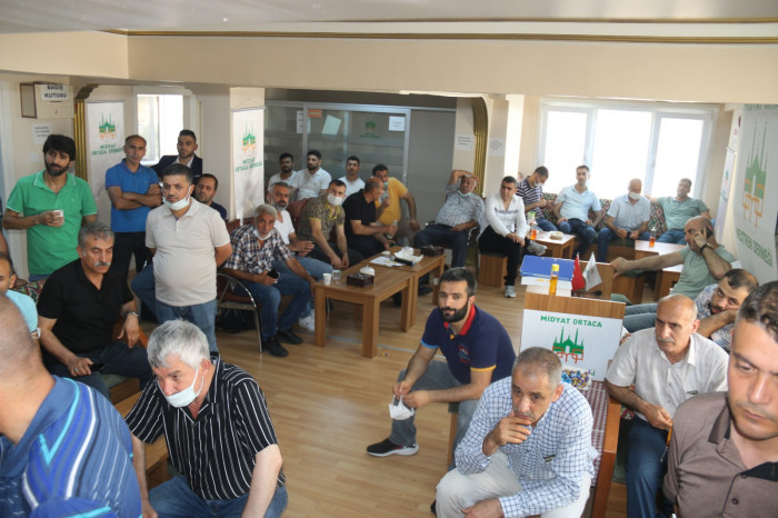 Suphi Aslan İkinci kez Midyat Ortaca Dernek başkanı seçildi