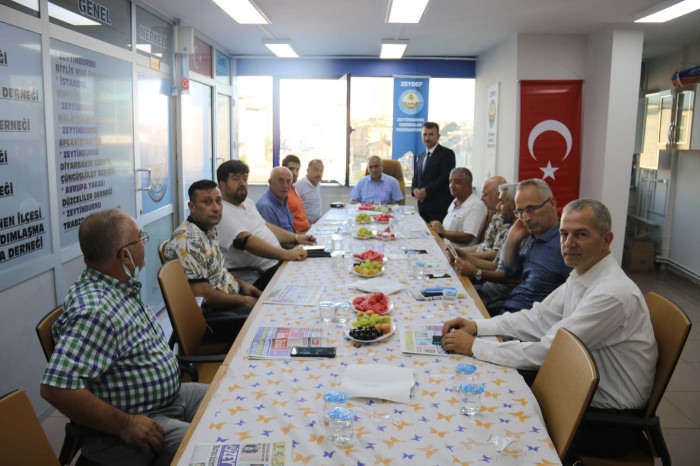 Kaymakam Zekeriya Güney ZEYDEF'i ziyaret etti