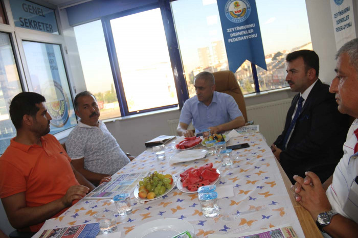 Kaymakam Zekeriya Güney ZEYDEF'i ziyaret etti
