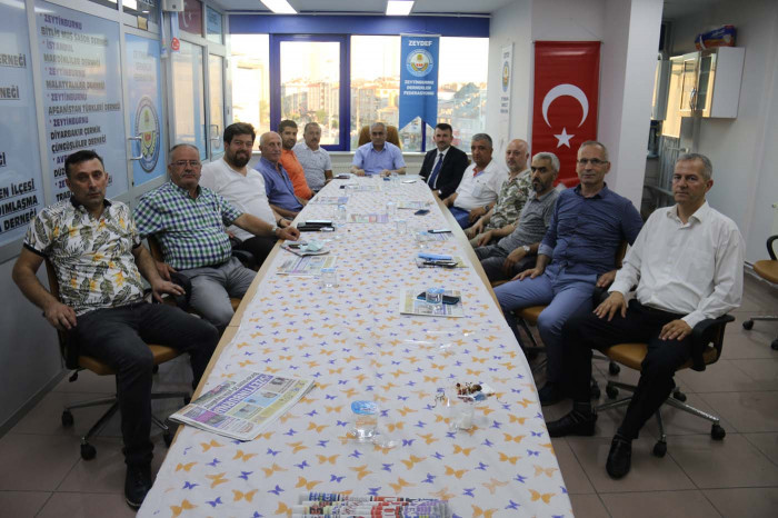 Kaymakam Zekeriya Güney ZEYDEF'i ziyaret etti