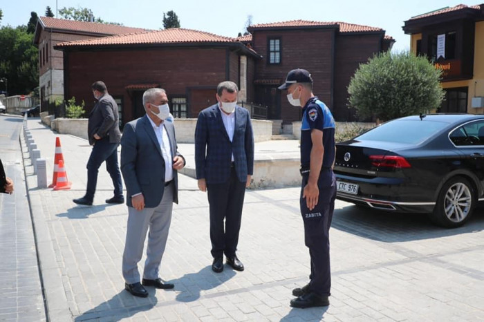 Nöbetteki Zabıta, İtfaiye ve Polislere Bayram ziyareti