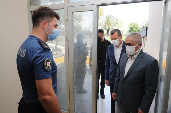 Nöbetteki Zabıta, İtfaiye ve Polislere Bayram ziyareti