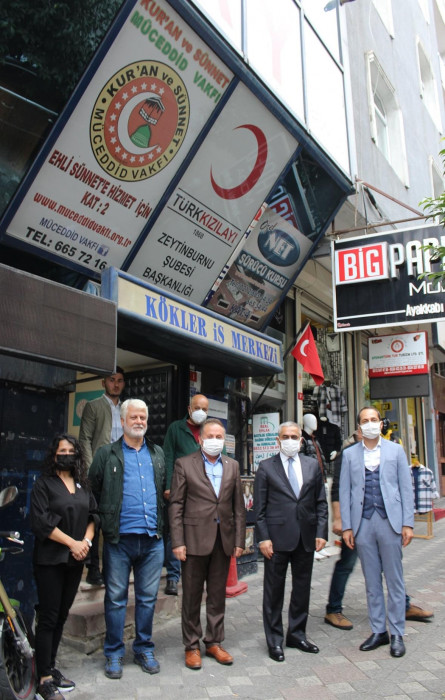 Kaymakam Zekeriya Güney Kızılay'ı ziyaret etti