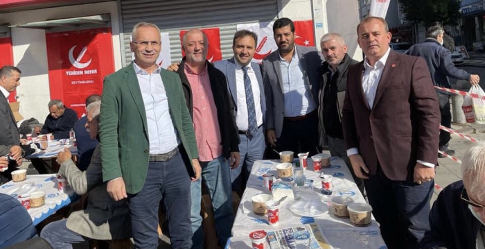GÜNDEM Yeniden Refah Partisi Zeytinburnu'nda 10 Bin Kişiye Etli Pilav ikram etti