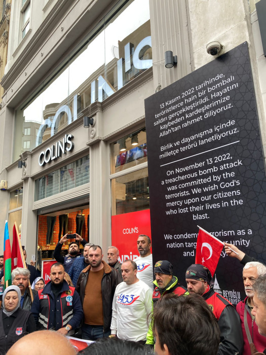 1453 Zeytinburnulular Derneği Taksim Şehitlerini andı
