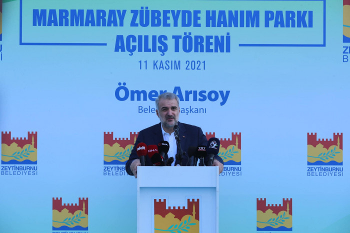 Marmaray Zübeyde Hanım Parkı Hizmete Açıldı