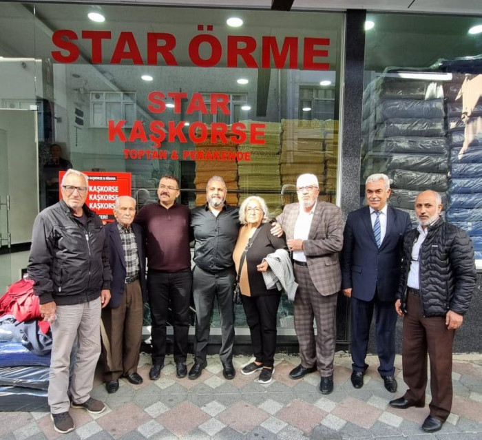 Kaymakam Ercan Turan Huzurevi Sakinleriyle iş insanlarını buluşturuyor