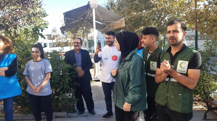 Zeytinburnu Semiha Şakir Huzurevinde renkli görüntüler