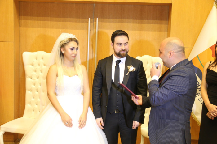 Mervenur ile Tarık bir ömür mutluluğa Evet dedi