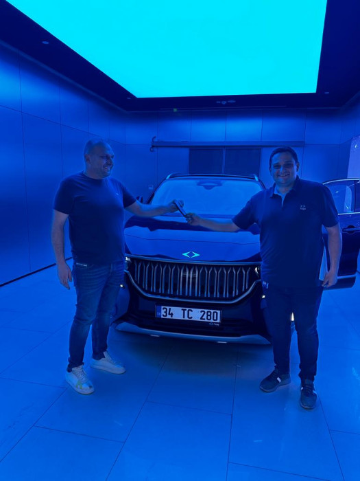  Togg Zeytinburnu'ndaki ilk sahibine teslim edildi