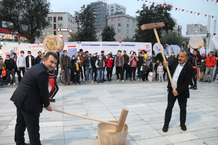 Yöresel Günlerde Sinoplulardan Keşkek ziyafeti 