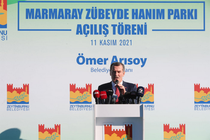 Marmaray Zübeyde Hanım Parkı Hizmete Açıldı