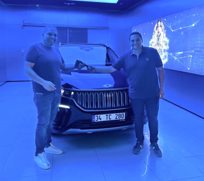  Togg Zeytinburnu'ndaki ilk sahibine teslim edildi