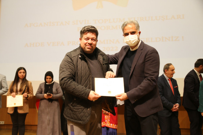 Afganistan Sivil Toplum Kuruluşları Platformu’nun Ahde Vefa Gecesi 