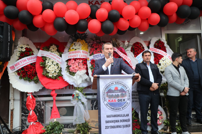Kas-Der Zeytinburnu Şubesinin yeni lokali Dualarla hizmete açıldı