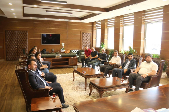 ZEYDEF’ten Kaymakam Ercan Turan’a hayırlı olsun ziyareti