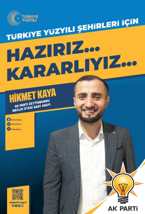 Hikmet Kaya AK Parti Meclis Üyesi Aday Adayı oldu