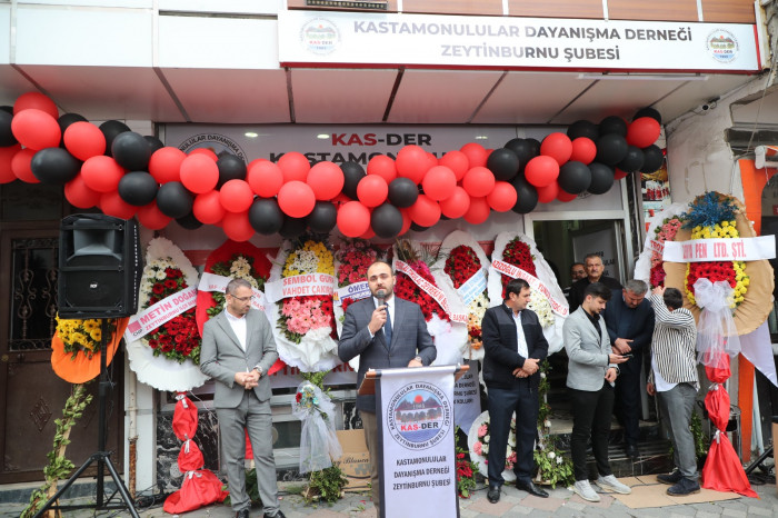 Kas-Der Zeytinburnu Şubesinin yeni lokali Dualarla hizmete açıldı