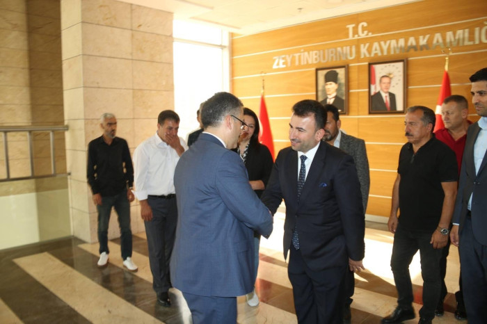 ZEYDEF’ten Kaymakam Ercan Turan’a hayırlı olsun ziyareti