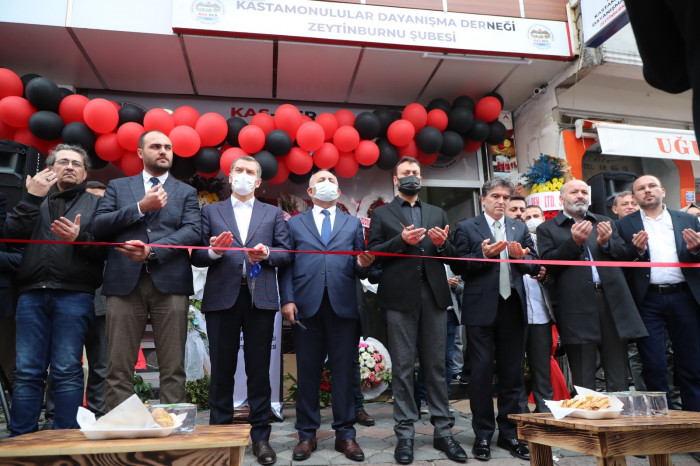 Kas-Der Zeytinburnu Şubesinin yeni lokali Dualarla hizmete açıldı
