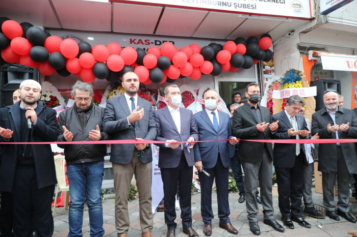 Kas-Der Zeytinburnu Şubesinin yeni lokali Dualarla hizmete açıldı