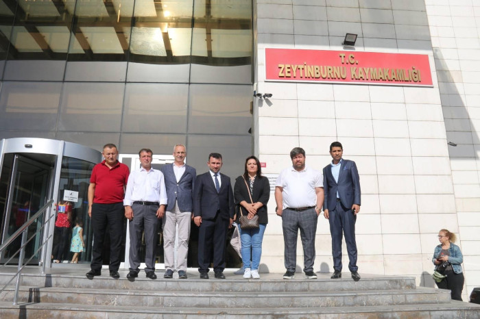 ZEYDEF’ten Kaymakam Ercan Turan’a hayırlı olsun ziyareti