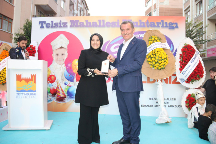 Telsiz Mahalle Muhtar Edanur Menteş 73 evladımızı sünnet ettirdi