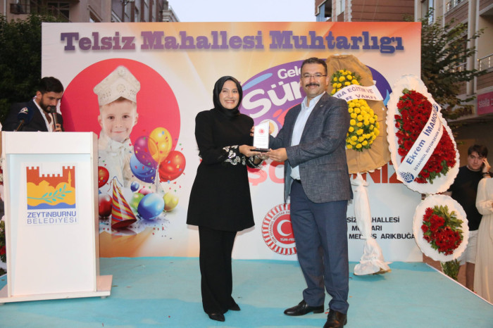 Telsiz Mahalle Muhtar Edanur Menteş 73 evladımızı sünnet ettirdi