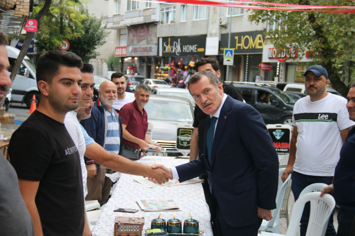 Elmasım Pilavcısı Sümer Mahallesinde dualarla açıldı