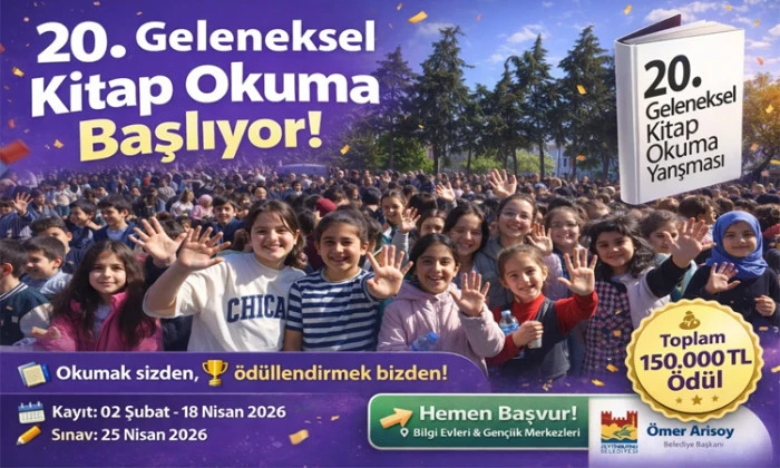 20. Geleneksel Kitap Okuma Yarışması Başlıyor