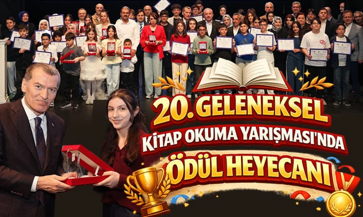 20. Geleneksel Kitap Okuma Yarışması &Ouml;d&uuml;l T&ouml;reni Yapıldı!