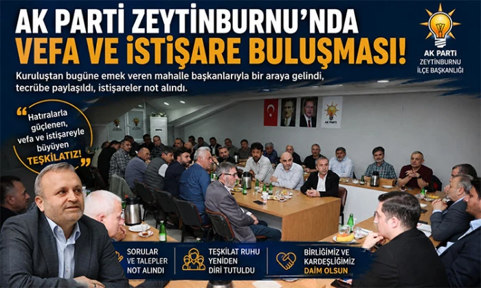 AK Parti Deneyimli Mahalle başkanlarıyla istişare etti