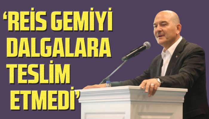 Bakan S&uuml;leyman Soylu Zeytinburnu'nda konuştu