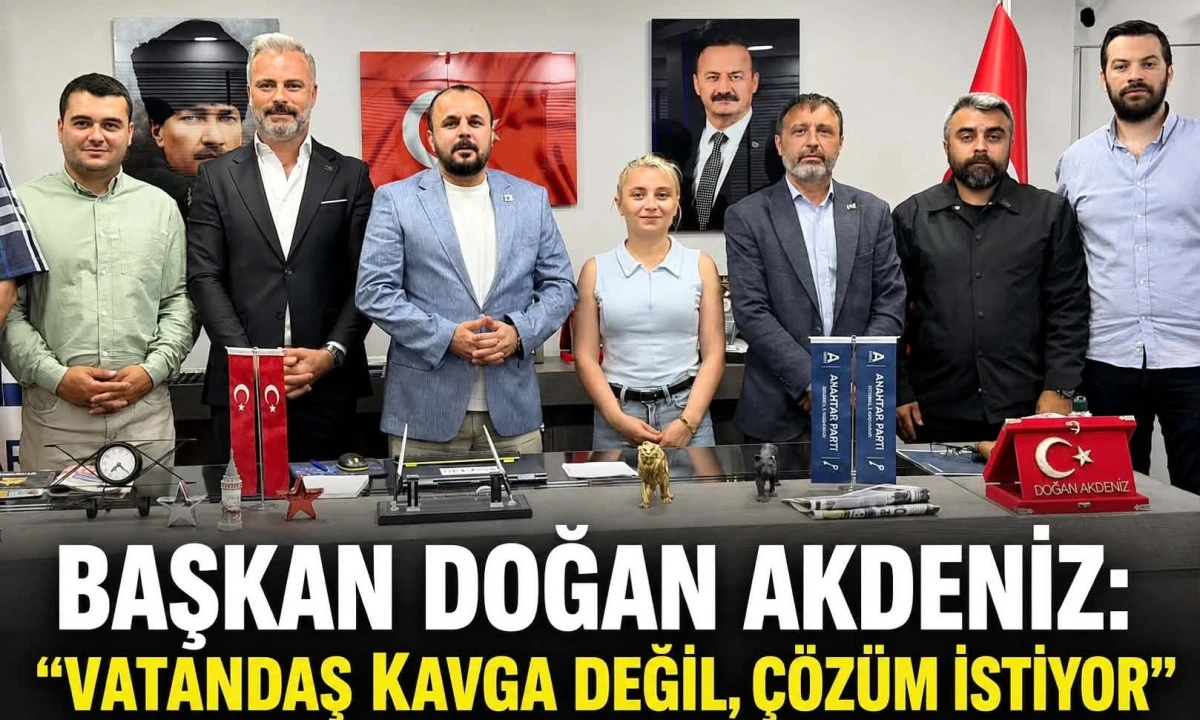 Başkan Doğan Akdeniz: &ldquo;Vatandaş Kavga Değil, &Ccedil;&ouml;z&uuml;m İstiyor&rdquo;