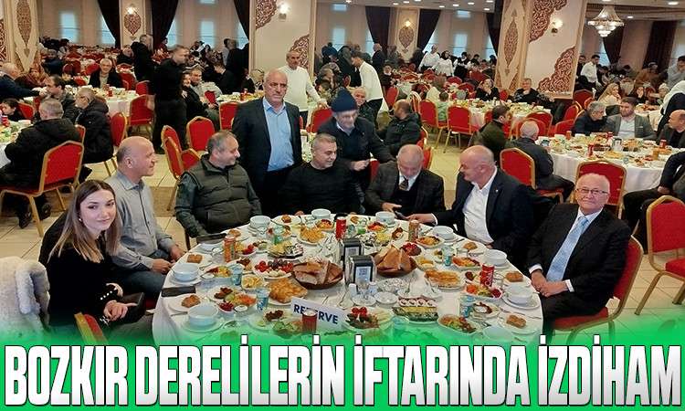 Bozkır Dereköy Derneği’nden Ramazan’ın İlk İftarında Anlamlı Buluşma
