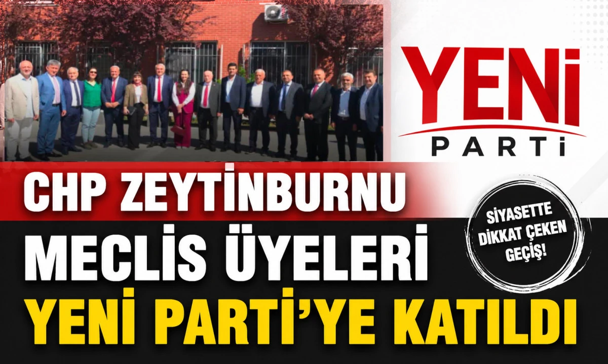 CHP Zeytinburnu Belediye Meclis Grubu partiden istifa etti