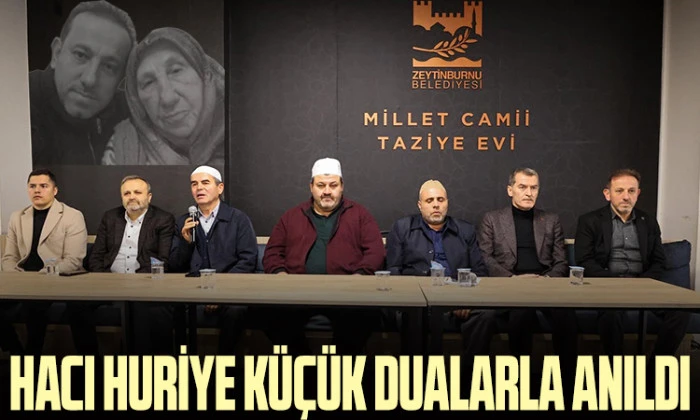 Hacı Huriye Küçük İçin Düzenlenen Kur’an Tilaveti Programına Yoğun Katılım